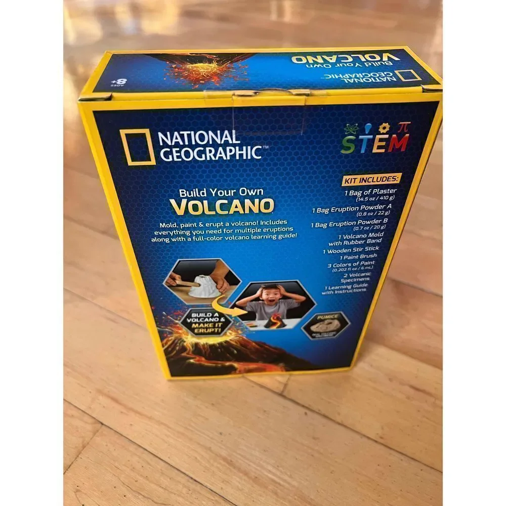 National Geographic Build Your Own Volcano Science Kit - Picture 2 of 2